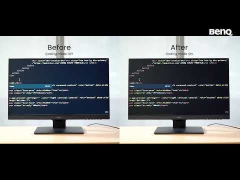 The first monitor with Coding mode in the world- BenQ GW2485TC& GW2785TC