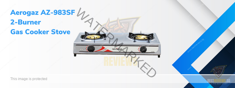 Aerogaz AZ-983SF 2-Burner TableTop Gas Cooker Stove