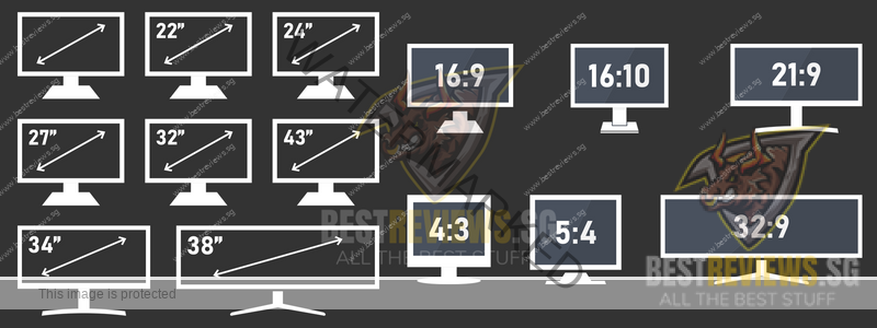 Best Reviews of Best Monitors for Programming and Content Creation: Screen Size & Aspect Ratio