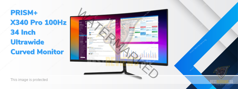 PRISM+ X340 Pro 34 Inch 100Hz Ultrawide Curved Productivity Monitor