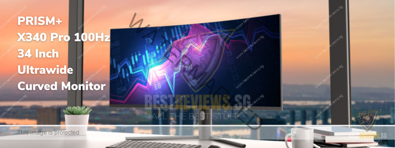 PRISM+ X340 Pro 34 Inch 100Hz Ultrawide Curved Productivity Monitor