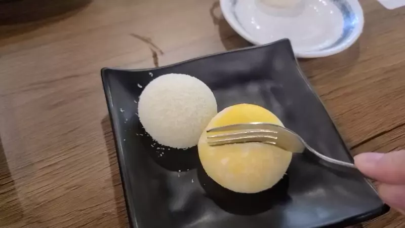 Best Review of Shin Minori: [Updated 30-Jul-2023] Sweet ending desserts (Coconut yogurt daifuku mochi & Mango daifuku mochi)