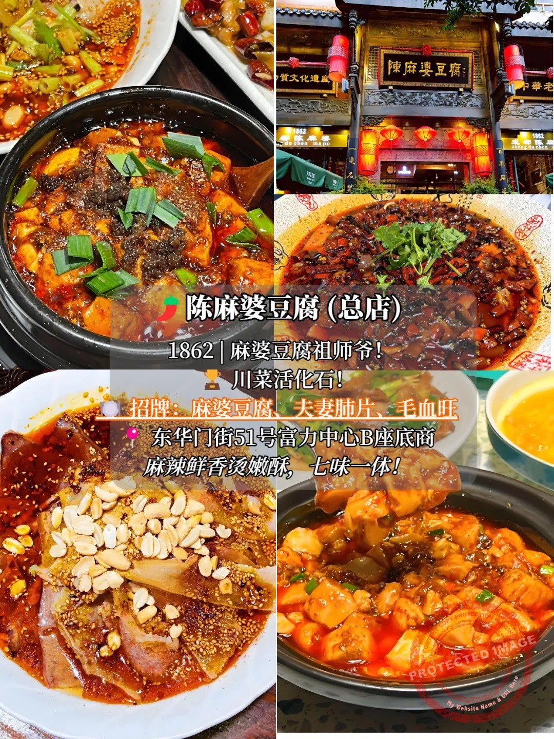 chengdu food 川菜 陈麻婆豆腐